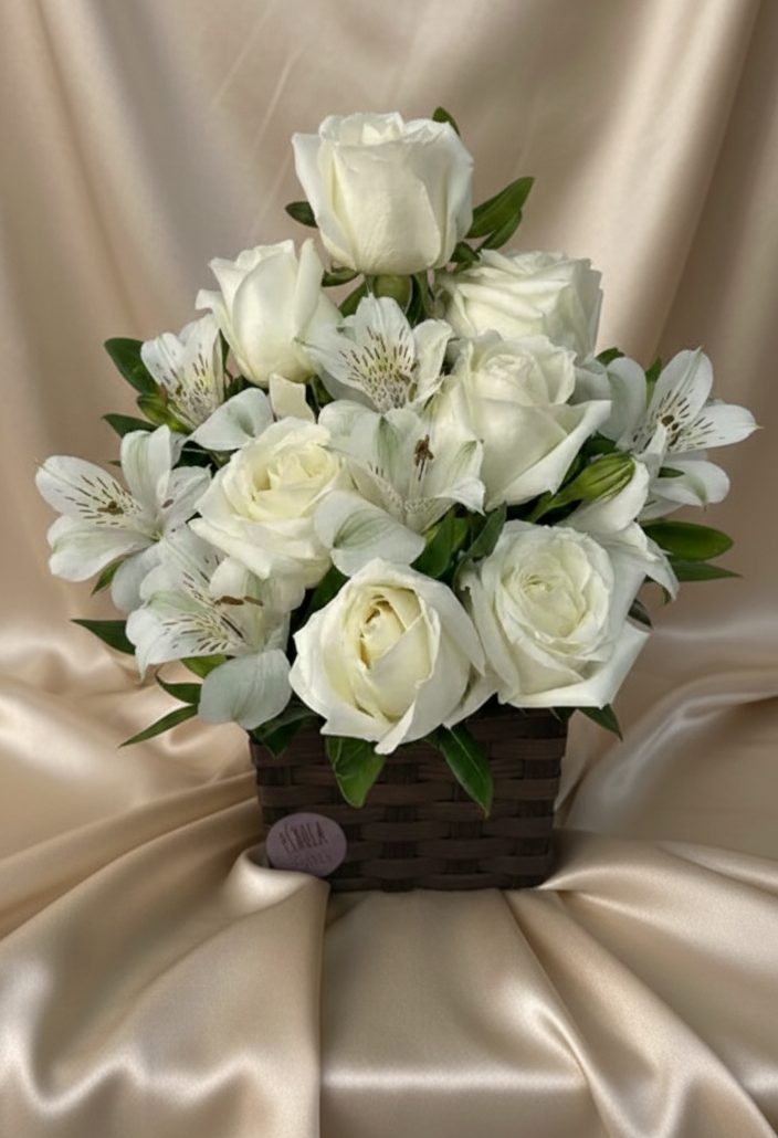 Aranjos de Rosas Brancas