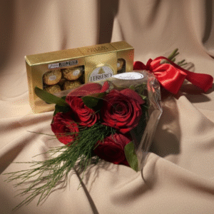 Buque Rosas vermelhas & Ferrero