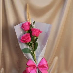 Ramalhete Trio de Rosas Pink