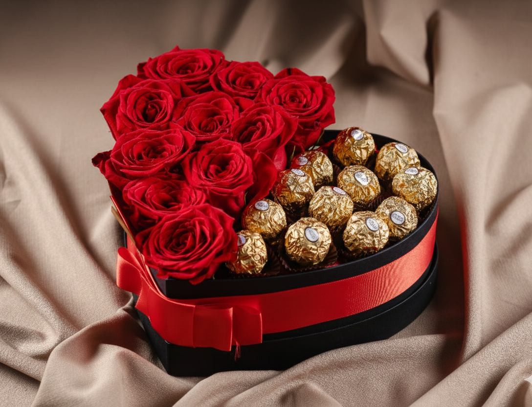 BOX FLOWER CAIXA AMOR