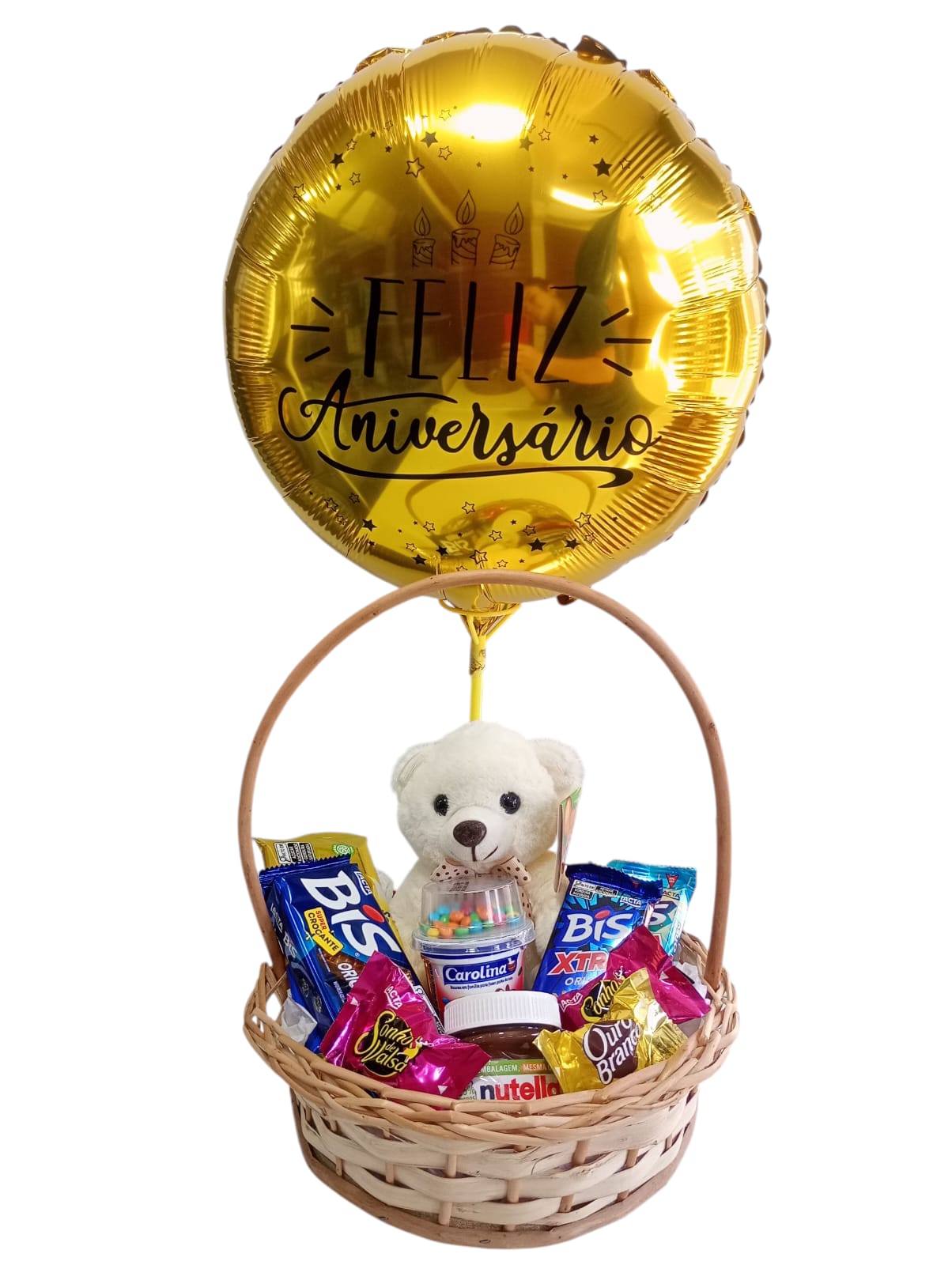 Cesta Aniversário Kids 🧸🍭
