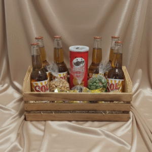 Cesta Bebidas e Amendoim