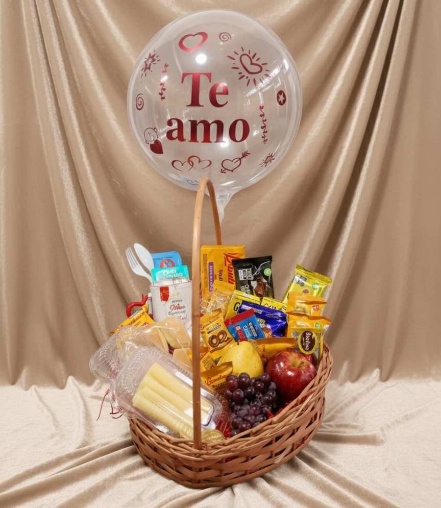 Cesta Café da Manhã Te Amo ❤️